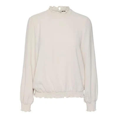 Abbildung von Vero Moda Vmalva Bluse, Damen, Größe: Small, Pumice stone