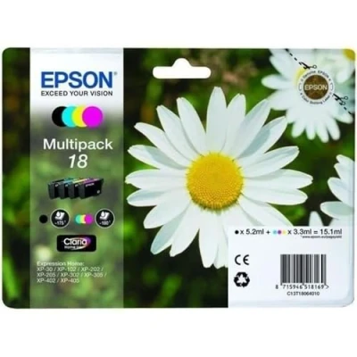 Abbildung von Epson 18 Ink Cartridge Black tri Colour Standard Capacity 1, C13T18064022