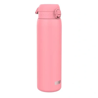 Abbildung von Ion8 Vakuumisolierte Edelstahl Trinkflasche, 1 Liter, 920 ml, Auslaufsicher, Einhandöffnung, Sichere Verriegelung, Spülmaschinenfest, Tragegriff, Langlebig, Ideal für Sport, Yoga, Rosenblüte, Stück