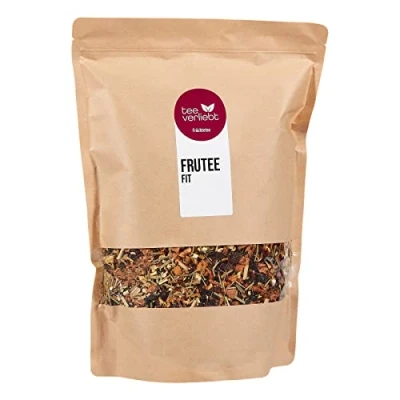 Abbildung von teeverliebt Loser Früchtetee Frutee Fit 1000 g I lose belebend frische Tee Mischung mit aus Apfel Hagebutte Hibiskus Orange und Zitrone 1 kg