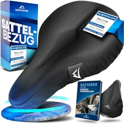 Abbildung von Nextcover Sattelbezug Universal Gel Fahrrad inkl. Regenschutz