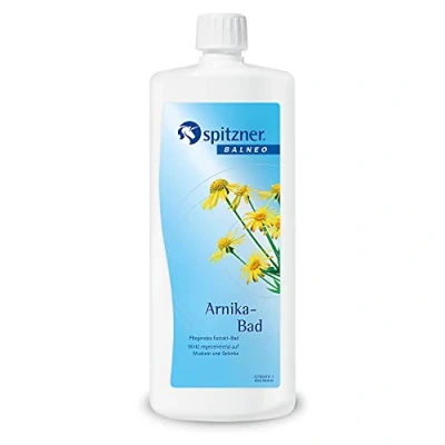 Abbildung von Spitzner Gesundheitsbad Arnika 1000 ml Gesundheitsfördernder Badewannenzusatz mit Arnikaextrakt regenerierend und wohltuend