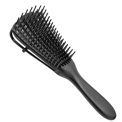 Abbildung von Entwirrungsbürste für natürliches Haar Entwirrer Afro 3A bis 4C Kinky wellig gewellt leicht mit feuchtem trockenem Condition zu reinigende Locken Kinder und Erwachsene