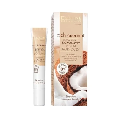 Abbildung von Eveline Cosmetics Rich Coconut Ultra reichhaltige Kokosnuss Augencreme, 20 ml