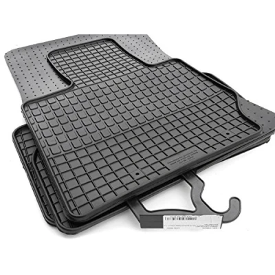 Abbildung von Gummimatten X3 (F25) / X4 (F26) (Set 4 teilig) Gummi Fußmatten Innenraum, Geruchslose Matten, 1cm Rand, Schwarz