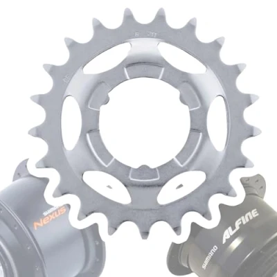 Abbildung von F26 Shimano Fahrrad Nexus/Alfine Getriebenaben Verschleiss Teil Service Wartung Austausch Naben Ersatz Ritzel (Silber 21 Zähne)