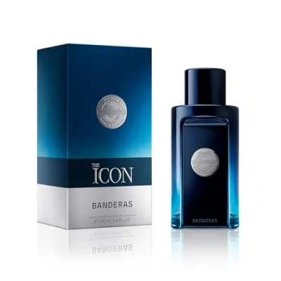 Abbildung von Banderas The Icon Eau de Toilette Spray für Herren, Ambra Holz Duft 100 ml