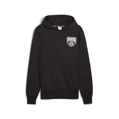Abbildung von Puma Posterize Basketballhoodie Herren Mit Plain Black Größe: XS