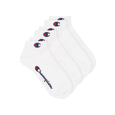 Abbildung von Champion Unisex 3 PAAR Quarter Basic Socken, Größe: 43 46, Weiß