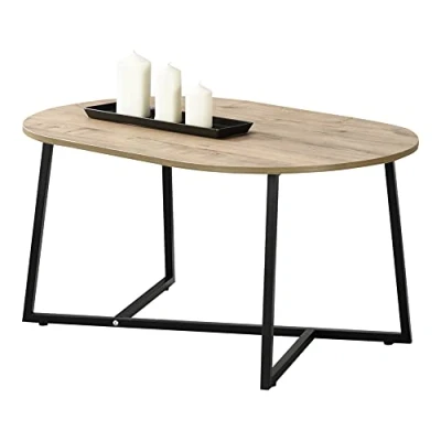 Abbildung von en.casa Couchtisch, »Valdemarsvik« Wohnzimmertisch 100x60x47cm Sofatisch Eiche Optik