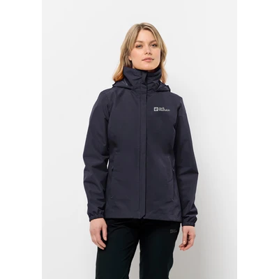 Abbildung von Jack Wolfskin Stormy Point 2L Hardshelljacke, Damen, Größe: Small, Graphite