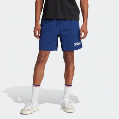 Abbildung von adidas Sportswear Essentials Linear Single Short kurze Sporthose, Herren, Größe: Large, Alumina/white