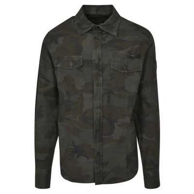 Abbildung von Brandit SLIM FIT Hemd, Herren, Größe: 3XL, Olive
