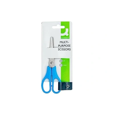 Abbildung von Q Connect KF01229 Bastelschere 13 cm, farbig sortiert