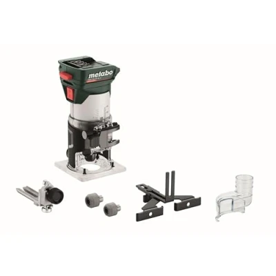 Abbildung von Metabo FMV 18 LTX BL 8 Akku Kantenfräse ohne Akkupack, Ladegerät (Gewicht 1 kg, Leerlaufdrehzahl 4800 29000 /min) 601742850