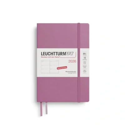 Abbildung von LEUCHTTURM1917 372534 Wochenkalender Paperback (B6+) 2026, 12 Monate, Dusty Rose, Deutsch
