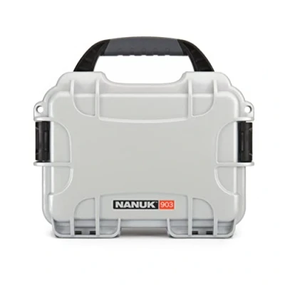 Abbildung von Nanuk 903 Wasserdichter Hartschalenkoffer leer Silber