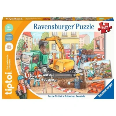 Abbildung von Ravensburger Tiptoi FÜR Kleine Entdecker Baustelle Puzzle für Kinder, Größe: One Size, Mehrfarbig