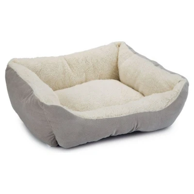 Abbildung von Beeztees Tierbett Katzenbett Mogina Plüsch grau