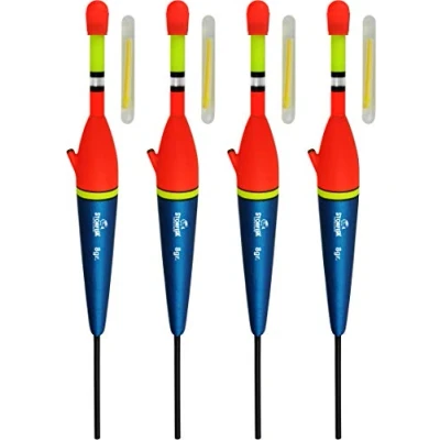 Abbildung von 4 Knicklicht Durchlaufposen (8 g) inkl. Knicklichter
