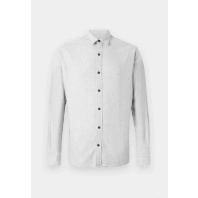 Abbildung von Jack &amp; Jones melange Hemd, Herren, Größe: XXL, Light grey