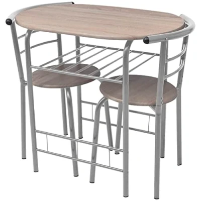 Abbildung von vidaXL Essgruppe Frühstückstisch Bar Set MDF, (3 tlg)