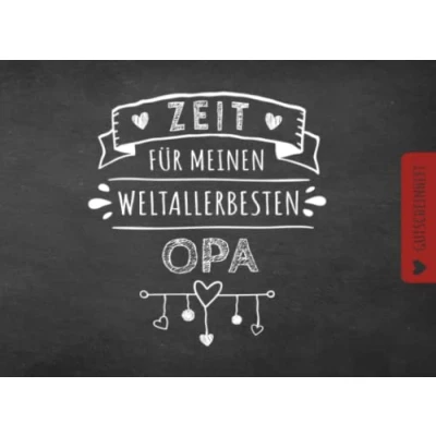Abbildung von Gutscheinheft Opa: Personalisiertes Gutscheinbuch Opa 50 Gutscheinen zum einlösen: 25 vorgefertigt + selber Ausfüllen und Ausschneiden, ... Geburtstag, Weihnachten für die Großvater