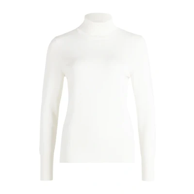 Abbildung von Betty Barclay Rollkragen Langarm Strickpullover, Damen, Größe: 42, Rohweiß
