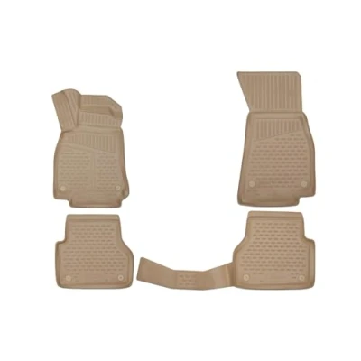 Abbildung von Element Passgenaue Premium 3D Gummimatten Fussmatten passend für Toyota RAV4 01/2006 2009, 4 TLG. (beige)