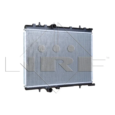 Abbildung von NRF EASY FIT 58311 Kühler, Motorkühlung Aluminium 563 378 27 mit Anbauteilen Kühlrippen gelötet PEUGEOT: 307 Schrägheck, CC, SW