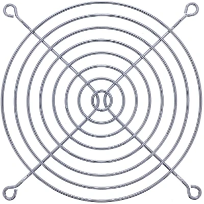 Abbildung von InLine Lüftergitter Metall, verchromt, 120x120mm