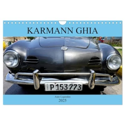 Abbildung von KARMANN GHIA Auto Legenden (Wandkalender 2025 DIN A4 quer), CALVENDO Monatskalender
