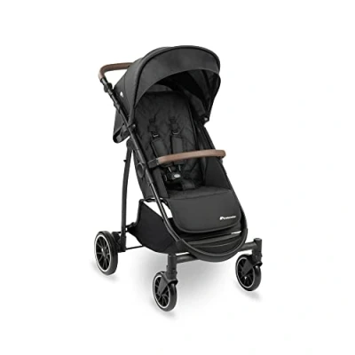 Abbildung von Bebeconfort Ingenious, Kinderwagen ab Geburt, kompakter Kinderwagen, mit Liegemodus, Geburt bis ca. 4 Jahre, zu 22 kg, Major Black