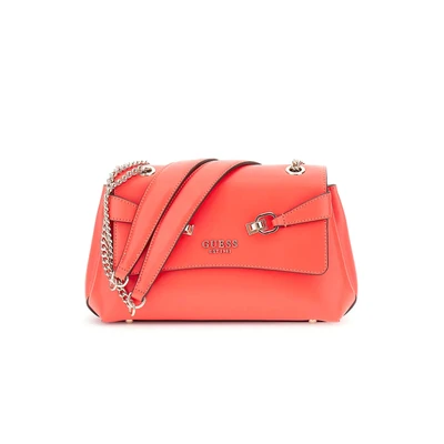 Abbildung von Guess Lorelei Convertible Xbody FLAP Umhängetasche, Damen, Größe: One Size, Coral red
