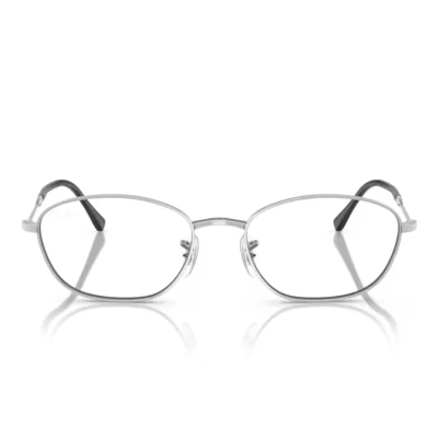 Abbildung von Ray Ban Damen RX3749V 2501 Rahmen von BRILLEN Metall Silber Transparent Geometrisch Normal