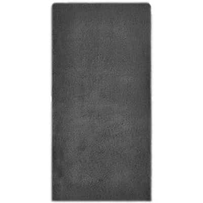 Abbildung von LUXOR living Kunstfell Coste Flauschiger Teppich Schlafzimmer ideal zur Verwendung als Bettvorleger gemütlicher Fellteppich Lammfell Imitat 60 x 120 cm Anthrazit