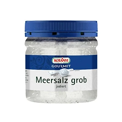 Abbildung von Kotanyi Meersalz grob jodiert 400ccm Dose