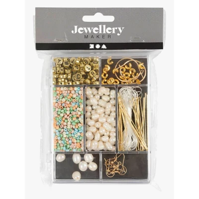 Abbildung von Creotime Bastelset DIY Mix Schmuck Süßwasserperlen