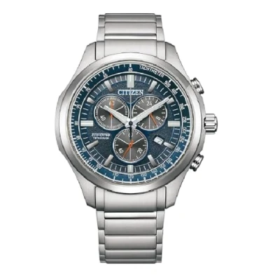 Abbildung von Citizen Chronograph AT2530 85L, Armbanduhr, Herrenuhr, Solar, Stoppfunktion, Titan, Saphirglas