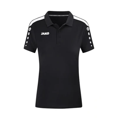 Abbildung von JAKO Fussball Power Poloshirt, Damen, Größe: 44, Weissschwarz