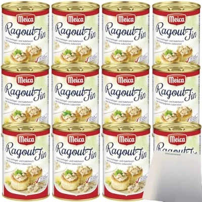 Abbildung von usy Bundle für Meica Ragout Fin Zartes Geflügel und Kalbfleisch VPE (12x400g Dose) + Block