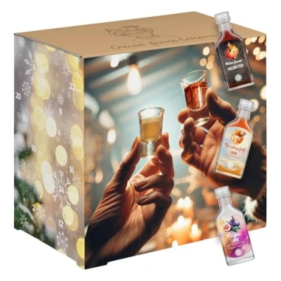 Abbildung von Corasol Premium Likör &amp; Schnaps Adventskalender Omas Feine Liköre mit 24 Likörspezialitäten in edlen 2cl Fläschen (480 ml)