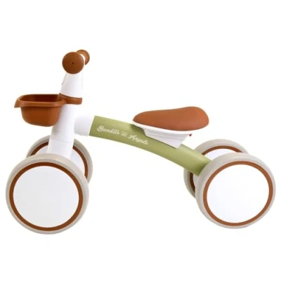 Abbildung von Laufrad First Rider green mit Korb 1 Jahr Bandits and Angels