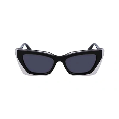 Abbildung von Calvin Klein Jeans Sonnenbrille, Damen, Größe: One Size, Black crystal