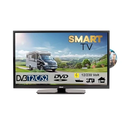 Abbildung von Gelhard GTV2422I Smart TV 24 Zoll DVB/S/S2/T2/C, DVD, USB, 12V 230 Volt WLAN