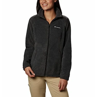 Abbildung von Columbia Damen Benton Springs Full Zip Fleecejacke, Dunkelgrau meliert, M Petite