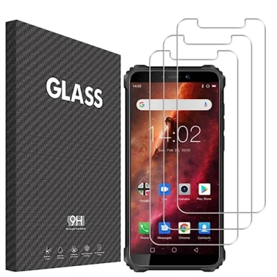 Abbildung von Vsjnk Screen Protector für Oukitel WP5 mit 3 Stück Panzer Schutz Glas 9H Härte Tempered Glass,Anti Kratzen,Anti Bläschen,HD Displayschutzfolie,kompatible