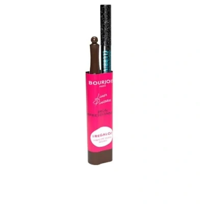 Abbildung von Bourjois Make up Pack Liner Pinceau, Contour Clubing Geschenk 2 BRUN IMPRESSIONNISTE, 48 ATOMIC BLACK 1.2G