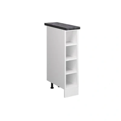 Abbildung von Vicco Küchenregal R Line, Weiß, 20 cm, AP Anthrazit