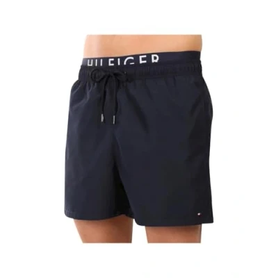 Abbildung von Tommy Hilfiger LOGO Medium Drawstring Badeshorts, Herren, Größe: XL, Desert sky